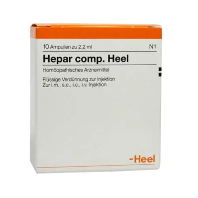 HEPAR COMP.Papēža ampulas, 10 gab