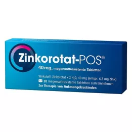 ZINKOROTAT POS zarnu apvalkotās tabletes, 20 gab