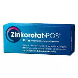 ZINKOROTAT POS zarnās apvalkotās tabletes, 50 gab