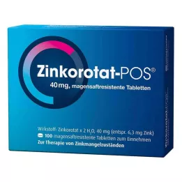 ZINKOROTAT POS zarnās apvalkotās tabletes, 100 gab