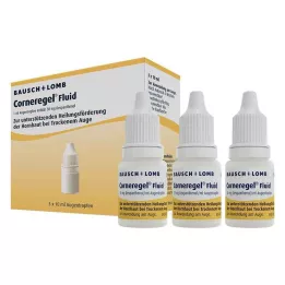 CORNEREGEL Šķidruma acu pilieni, 3X10 ml