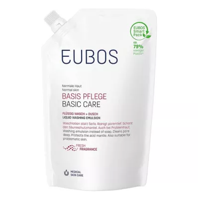 EUBOS FLÜSSIG sarkans ar svaigu aromātu uzpildes komplekts, 400 ml EUBOS FLÜSSIG sarkans ar svaigu aromātu uzpildes komplekts, 400 ml