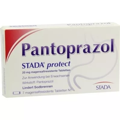 PANTOPRAZOL STADA aizsargā 20 mg apvalkotās tabletes, 7 gab