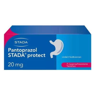 PANTOPRAZOL STADA aizsargā 20 mg apvalkotās tabletes, 7 gab