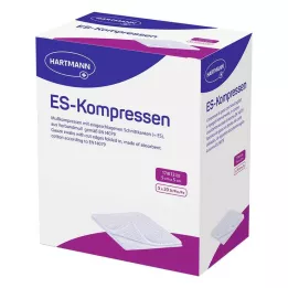 ES-KOMPRESSEN sterila 5x5 cm 12x beramā iepakojumā, 5X20 gab