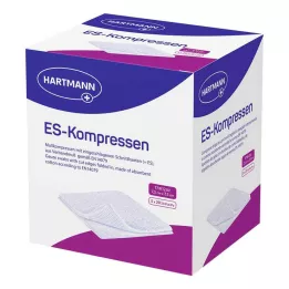 ES-KOMPRESSEN sterils 7,5x7,5 cm 12x iepakojums, 5X20 gab