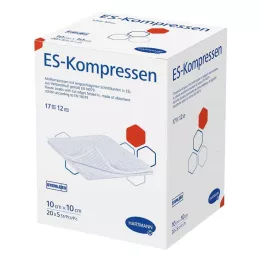 ES-KOMPRESSEN sterili 10x10 cm 12x beramā iepakojumā, 20X5 gab
