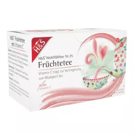 H&S Augļi ar C vitamīna filtrēšanas maisiņu, 20X2,7 g