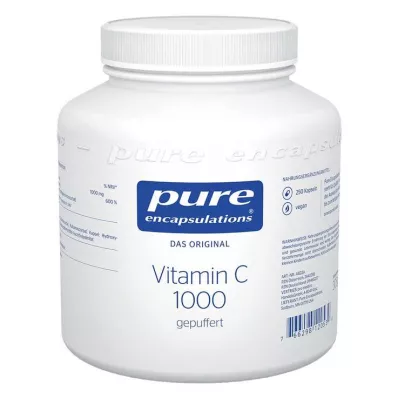 PURE ENCAPSULATIONS C vitamīns 1000 kapsulas, 250 gab