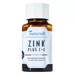 NATURAFIT Zinc Plus C+D kapsulas, 90 kapsulas