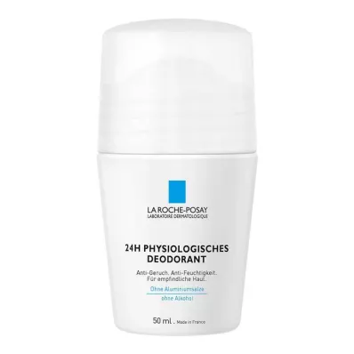La Roche-Posay fizioloģiskais dezodorants rullītis, 50 ml La Roche-Posay fizioloģiskais dezodorants rullītis, 50 ml