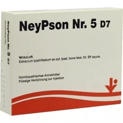 NEYPSON Nr.5 D 7 ampulas, 5X2 ml
