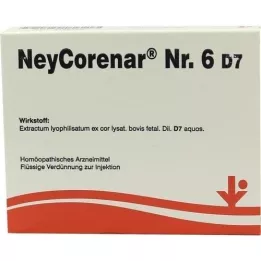 NEYCORENAR Nr. 6 D 7 ampulas, 5X2 ml