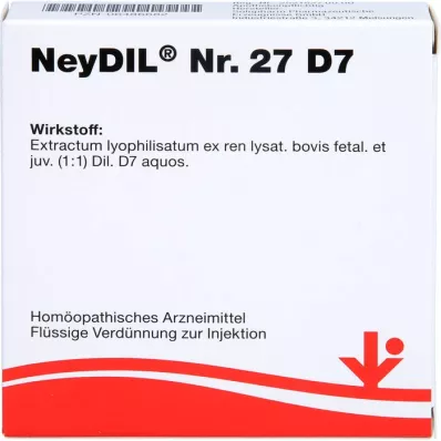 NEYDIL Nr. 27 D 7 ampulas, 5X2 ml