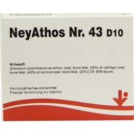 NEYATHOS Nr. 43 D 10 ampulas, 5X2 ml