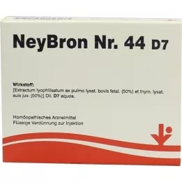 NEYBRON Nr. 44 D 7 ampulas, 5X2 ml