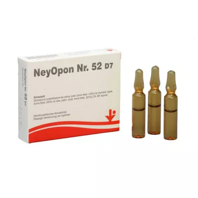 NEYOPON Nr. 52 D 7 ampulas, 5X2 ml NEYOPON Nr. 52 D 7 ampulas, 5X2 ml