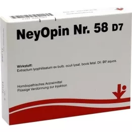 NEYOPIN Nr. 58 D 7 ampulas, 5X2 ml
