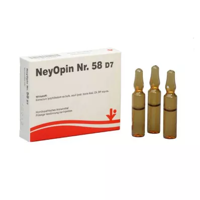 Neyopin Nr.58 D 7 ampulas, 5X2 ml