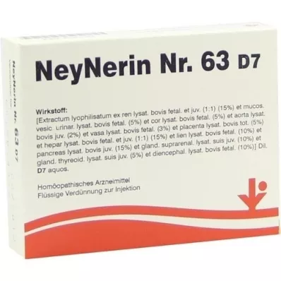 NEYNERIN Nr.63 D 7 ampulas, 5X2 ml