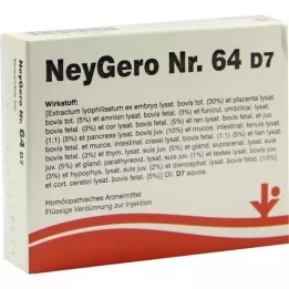 NEYGERO Nr. 64 D 7 ampulas, 5X2 ml