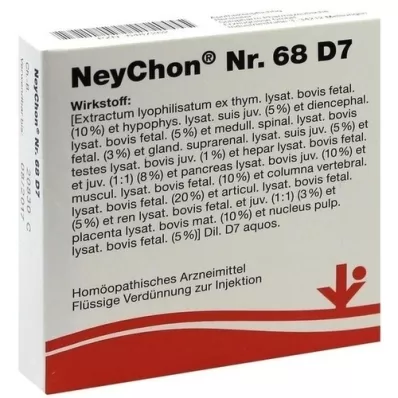 NEYCHON Nr. 68 D 7 ampulas, 5X2 ml