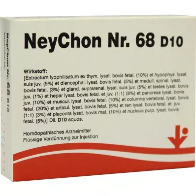 Neychon Nr.68 D 10 ampulas, 5X2 ml