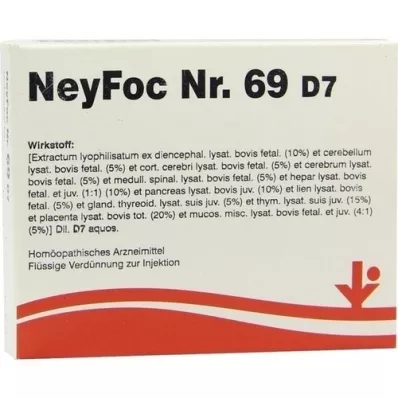 NEYFOC Nr. 69 D 7 ampulas, 5X2 ml