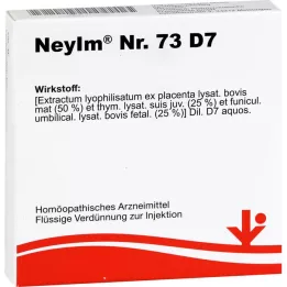 NEYIM Nr. 73 D 7 ampulas, 5X2 ml