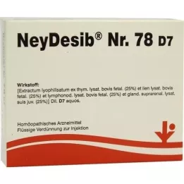 NEYDESIB Nr.78 D 7 ampulas, 5X2 ml