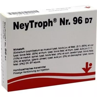 NEYTROPH Nr. 96 D 7 ampulas, 5X2 ml
