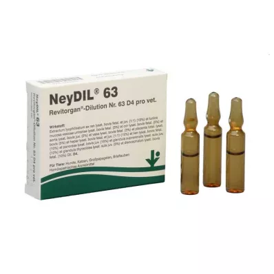 NEYDIL Nr.63 Revitorgan Dil.D 4 vienā ampulā vet., 5X2 ml