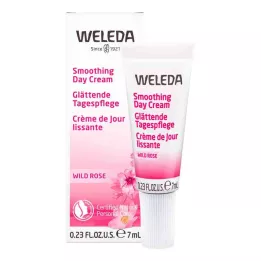 WELEDA Savvaļas rožu izlīdzinošā dienas kopšanas līdzeklis, 7 ml