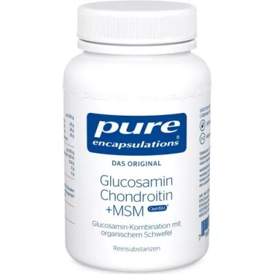 PURE ENCAPSULATIONS Glikozamīns+Hondr.+MSM Kapsulas, 60 kapsulu