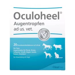 OCULOHEEL Acu pilieni ad us.vet.single-dose pipete, 20 gab