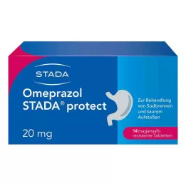 OMEPRAZOL STADA aizsargā 20 mg apvalkotās tabletes, 14 gab
