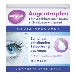 MCMED Acu pilieni, vienas devas pipetes, 15X0,35 ml