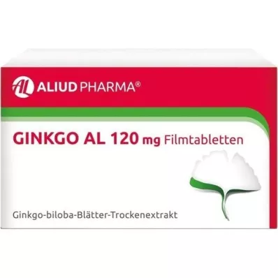 GINKGO AL 120 mg apvalkotās tabletes, 30 gab