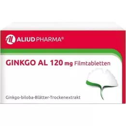 GINKGO AL 120 mg apvalkotās tabletes, 120 gab