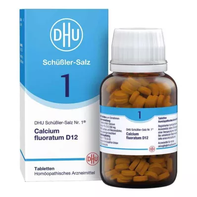 BIOCHEMIE DHU 1 Calcium fluoratum D 12 tabletes, 420 gab BIOCHEMIE DHU 1 Calcium fluoratum D 12 tabletes, 420 gab