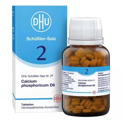 BIOCHEMIE DHU 2 Calcium phosphoricum D 6 tabletes, 420 gab BIOCHEMIE DHU 2 Calcium phosphoricum D 6 tabletes, 420 gab