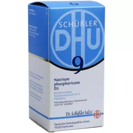BIOCHEMIE DHU 9 Natrium phosphoricum D 3 tabletes, 420 kapsulas