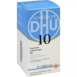 BIOCHEMIE DHU 10 Natrium sulfuricum D 6 tabletes, 420 gab