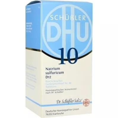 BIOCHEMIE DHU 10 Natrium sulfuricum D 12 tabletes, 420 gab
