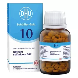 DHU Šeslera sāls numurs 10, nātrija sulfuricum D12 tabletes (420 gab.)