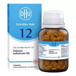 DHU Schüßler sāls Nr. 12 Calcium sulfuricum D6 tabletes, 420 gab