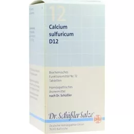 BIOCHEMIE DHU 12 Calcium sulfuricum D 12 tabletes, 420 kapsulas