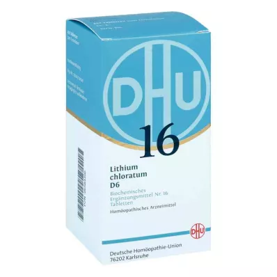 DHU 16 litija hlorāta D6 tabletes (420 gab.) DHU 16 litija hlorāta D6 tabletes (420 gab.)