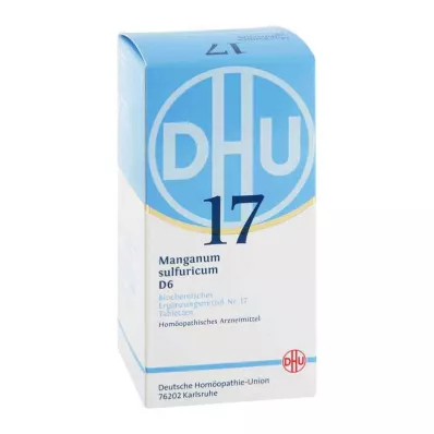 BIOCHEMIE DHU 17 Manganum sulfuricum D 6 tabletes, 420 kapsulas BIOCHEMIE DHU 17 Manganum sulfuricum D 6 tabletes, 420 kapsulas