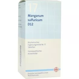 BIOCHEMIE DHU 17 Manganum sulfuricum D 12 tabletes, 420 gab